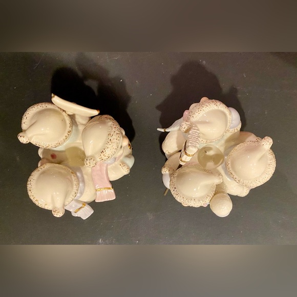 LENOX Snowlight Skating-By-Candlelight Candlestick Pair - Picture 6 of 7